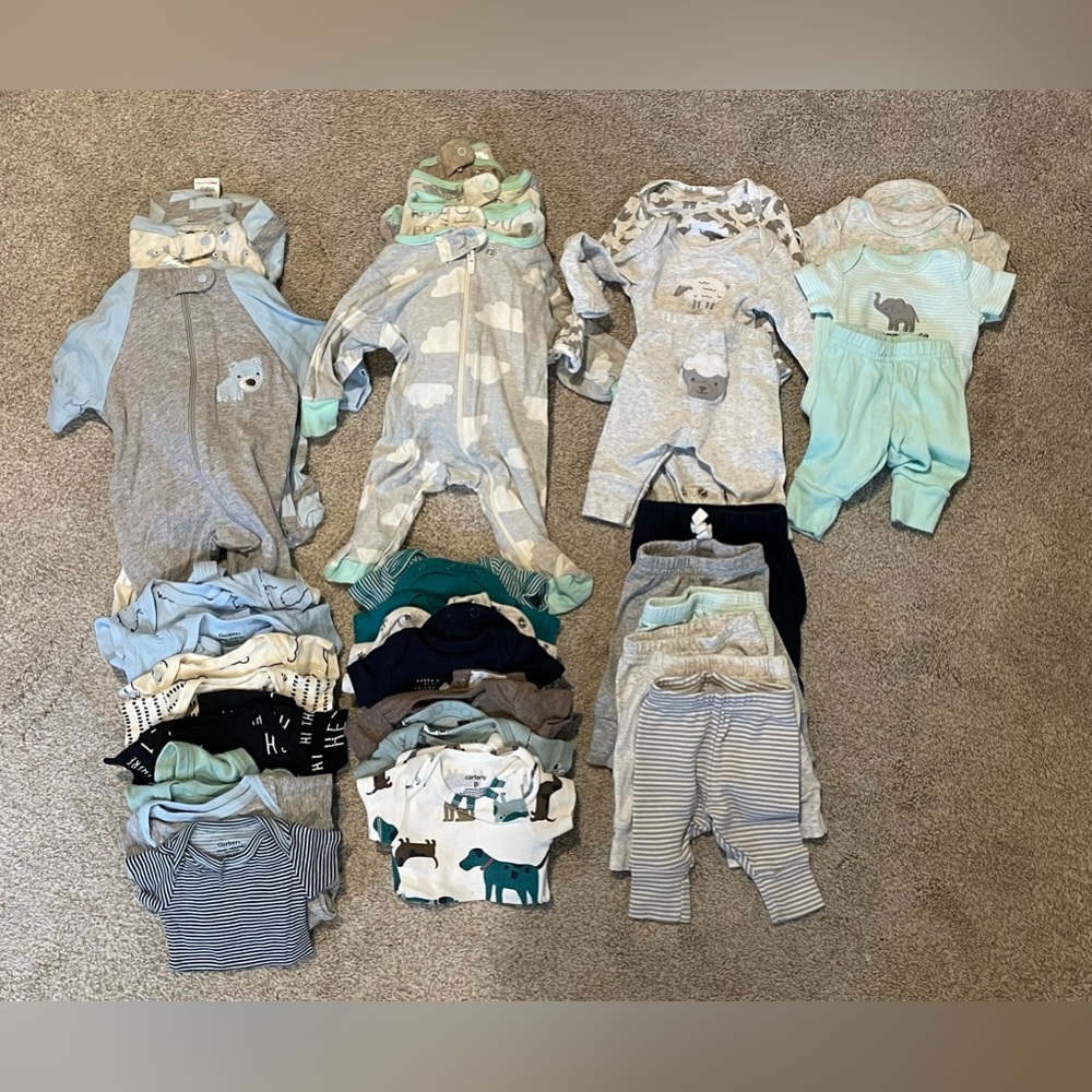 Preemie baby clothes bundle